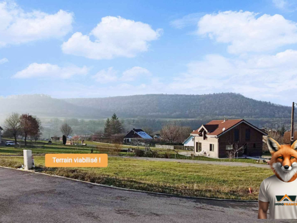 Terrain constructible VIABILISE Cléron 769m²