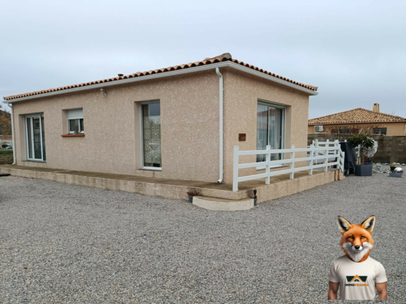 Maison Plain-pied T6 récente de 125 m² avec Terrasse et Jardin