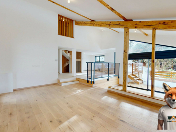 Chalet d’architecte atypique d’exception à Vendre – Un Havre de Paix et d&rsquo;Élégance