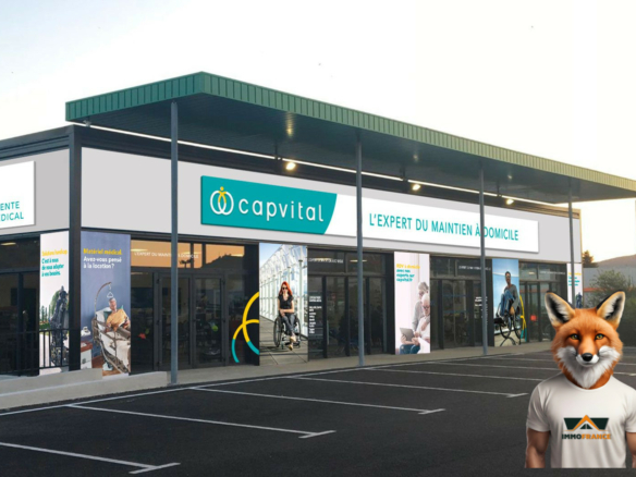 Fonds de commerce : vente et location de matériel médical de 350 m2