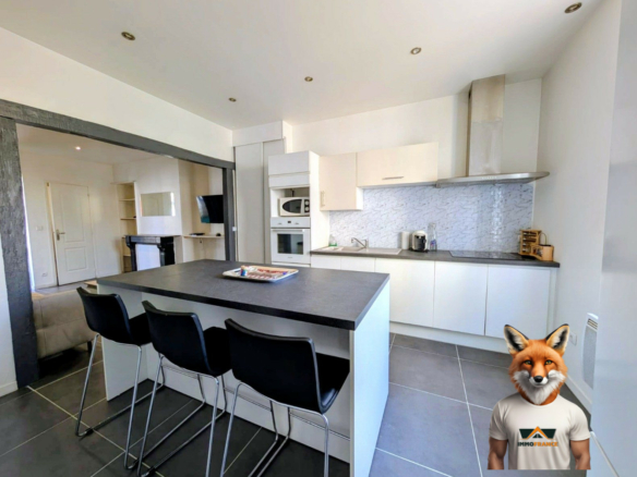 Appartement type 3 avec terrasse et stationnement