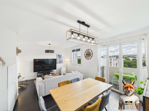 TRÈS BEAU T4 COMPLETEMENT RENOVÉ, LUMINEUX ET BIEN SITUÉ