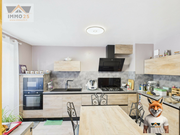 Appartement T3 de 89 m2 complètement rénové en 2021.