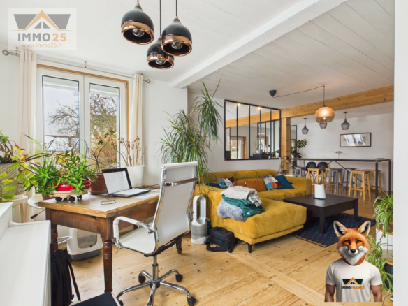 Villers-Le-Lac – Maison rénovée – Vue Suisse & montagnes – Quartier calme