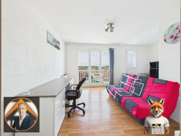 STUDIO à Saint julien les villas avec garage