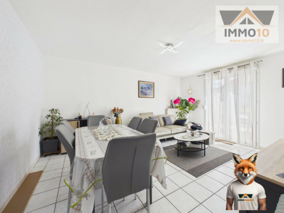 Maison avec garage 2 chambres