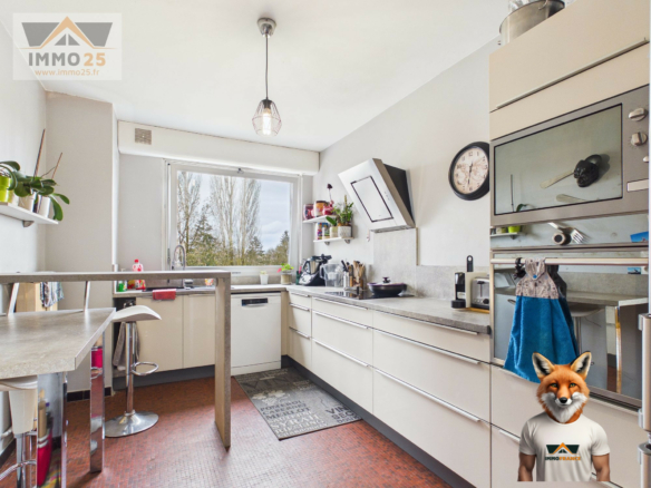 Superbe T6 lumineux avec terrasse, balcon