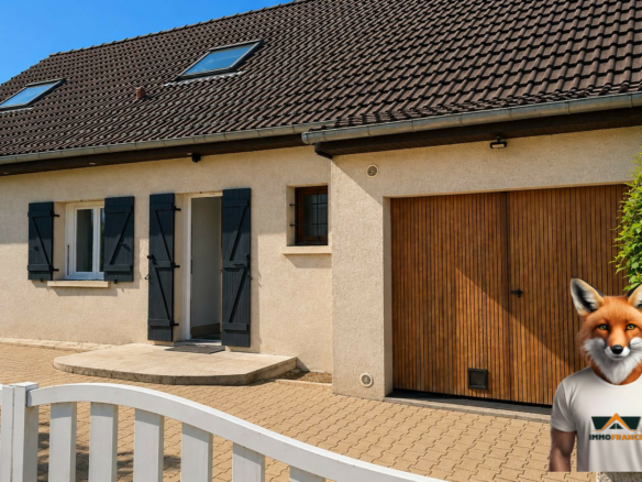 Maison individuelle de 110 m² sur terrain clos de 629 m² – Brevans, aux portes de Dole
