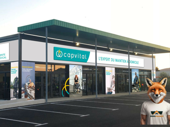 Fonds de commerce : vente et location de matériel médical de 350 m2