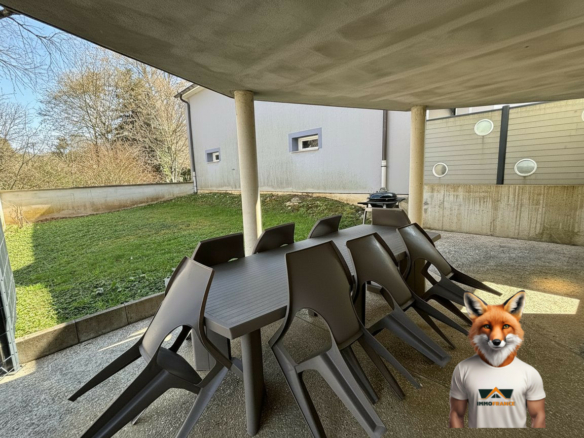 À vendre – Appartement T2 de 50 m² avec jardin, garage et parkings – Saône
