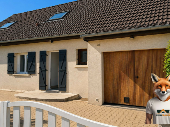 Maison individuelle de 110 m² sur terrain clos de 629 m² – Brevans, aux portes de Dole