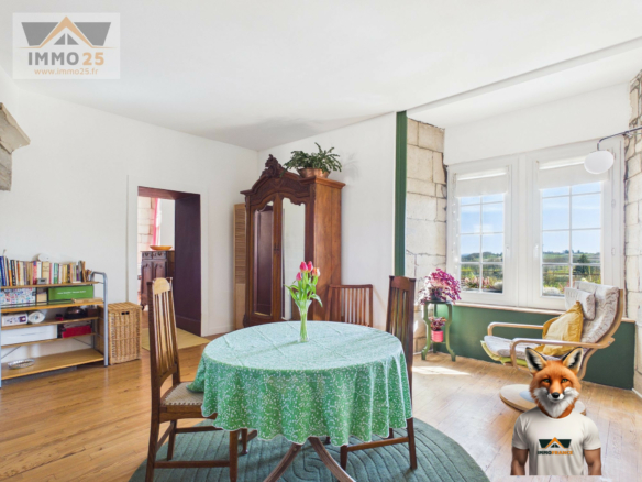 Appartement d’exception au château de Marnay avec vue imprenable