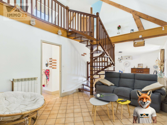 Maison individuelle de 110 m² sur terrain clos de 629 m² – Brevans, aux portes de Dole