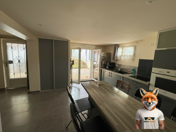 À vendre – Appartement T2 de 50,04 m² avec jardin, garage et parkings – Saône