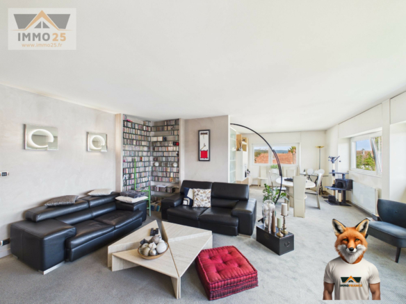 BEL APPARTEMENT LUMINEUX AVEC VUE SUR LES COLLINES DE BESANCON