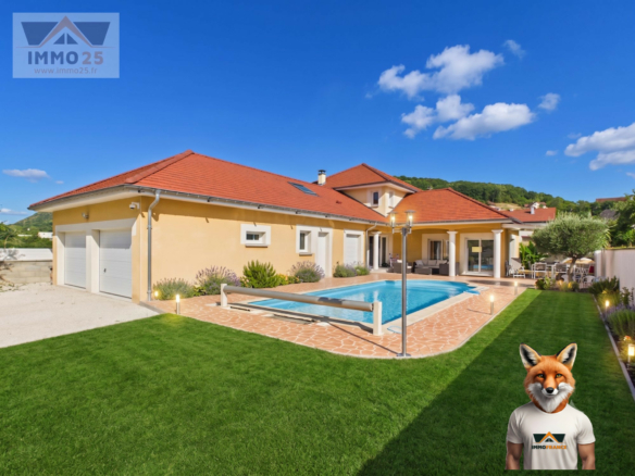 Villa à Rancenay de 198 m² avec Piscine