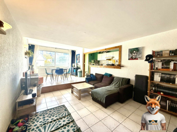 Appartement  Grand T2  lumineux _ 60 m2 _Avenue Fontaine Argent