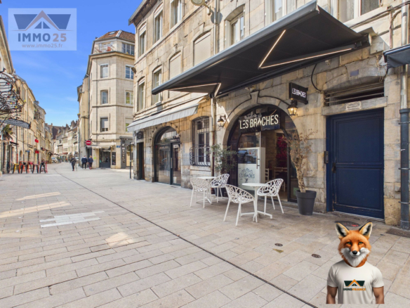 Fonds de commerce – Rue du Bersot  – Fort passage