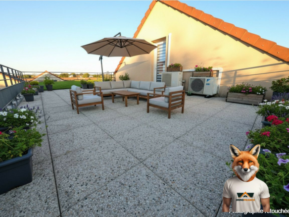 Duplex T3 avec terrasse Troyes + parkings