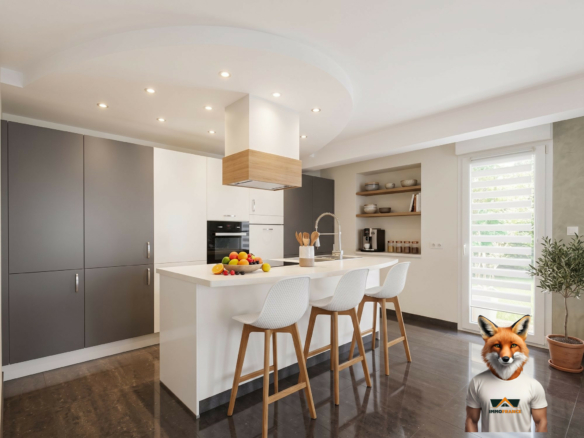 MAISON CONTEMPORAINE 198 m² – PISCINE CHAUFFÉE – DOUBLE GARAGE – TERRAIN