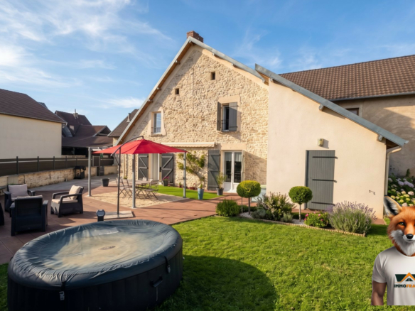 Maison en pierre de caractère – 170 m² – Dépendance, grande terrasse et studio de musique