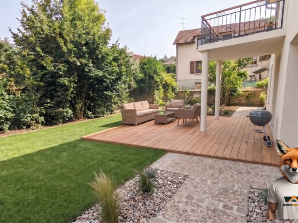 T4 NEUF 80 m² + TERRAIN PRIVATIF 125 m² + TERRASSE 20 m² – BEURE