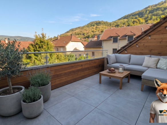 T3 NEUF 58 m² + TERRASSE 12 m² + PARKING – BEURE