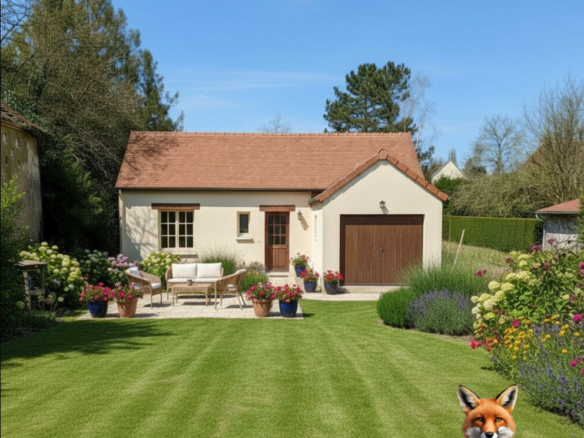 Terrain avec début de construction 106m2