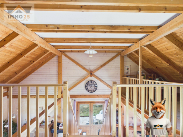 EXCLUSIVITÉ IMMO39 – Le charme du chalet, le confort d&rsquo;une maison familiale à Mont-sous-Vaudrey