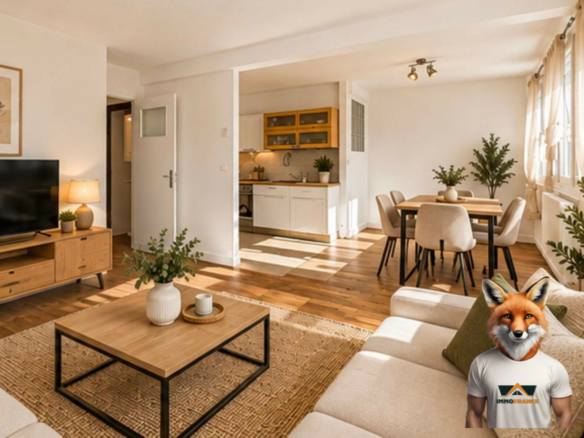 Appartement T3 avec garage centre ville