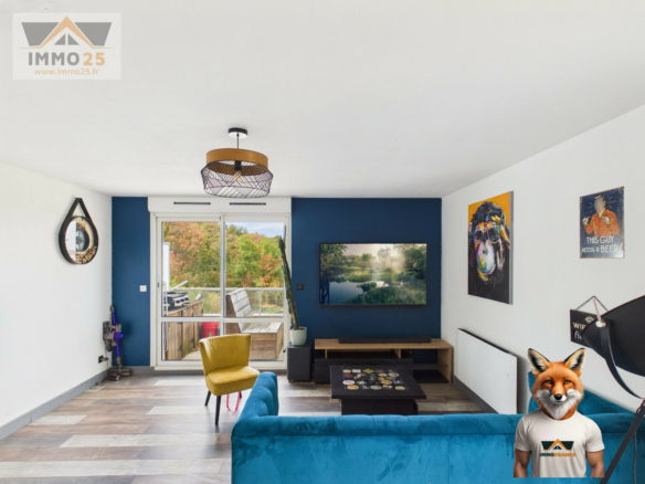 Appartement T2 avec vue sur Besançon